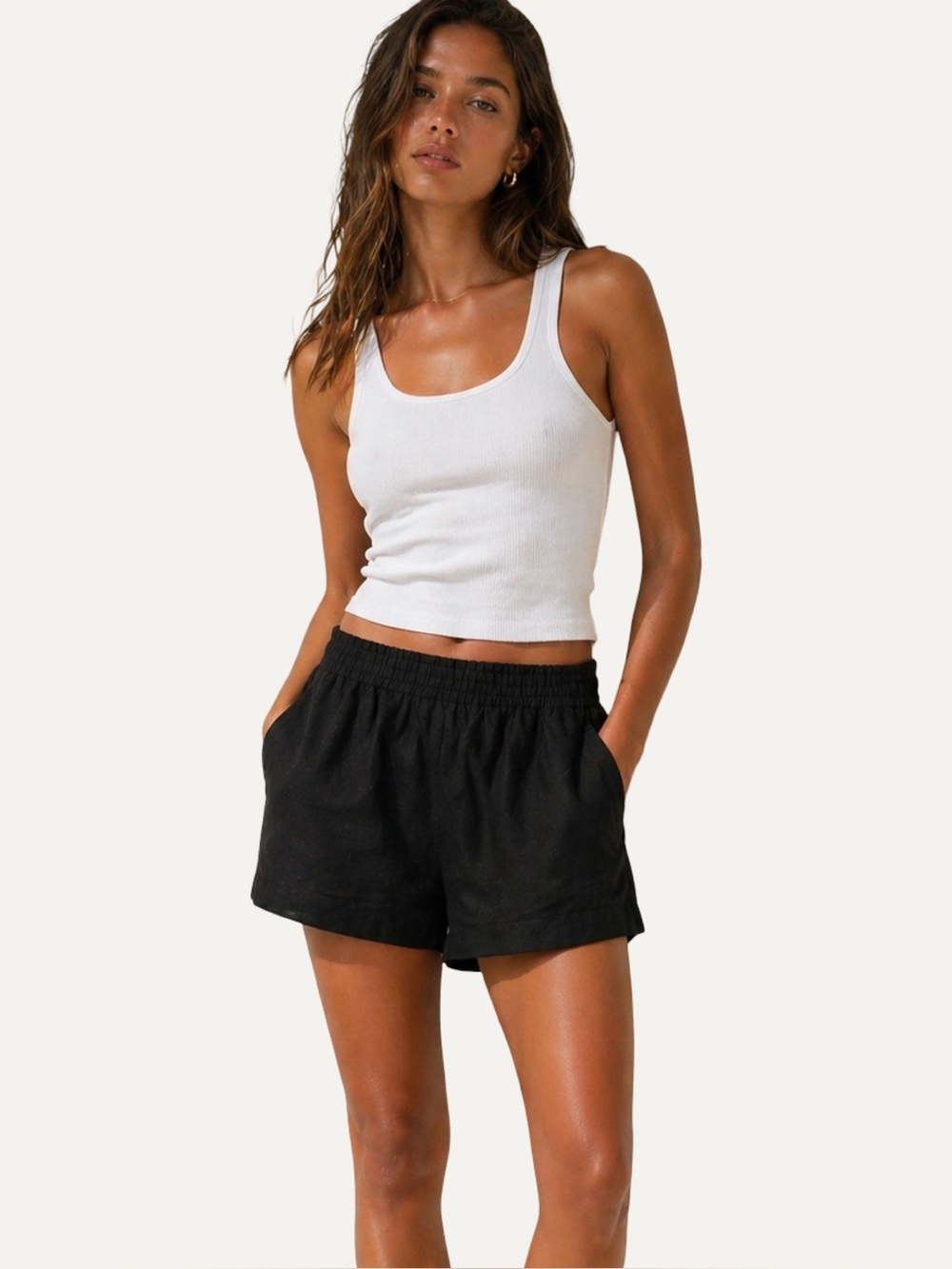 Aritzia Wilfred Linen Short